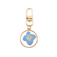 Casual Vacation Simple Style Flower Alloy Resin Keychain main image 2