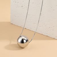 Wholesale Simple Style Ball Copper Plating Necklace main image 3