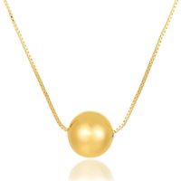 Wholesale Simple Style Ball Copper Plating Necklace main image 6