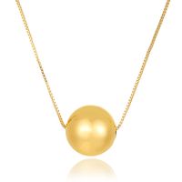 Wholesale Simple Style Ball Copper Plating Necklace sku image 3