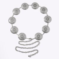 Casual Vintage Style Ethnic Style Solid Color Alloy Women's Waist Chain main image 6