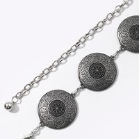 Casual Vintage Style Ethnic Style Solid Color Alloy Women's Waist Chain main image 3