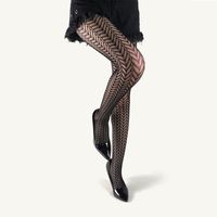 Fishnet Stockings Pantyhose Anti-hook Silk Jacquard Tattoo Socks sku image 1