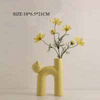 Klassischer Stil Katze Keramik Vase sku image 5