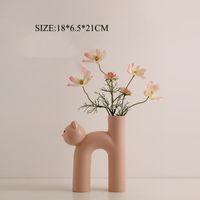 Klassischer Stil Katze Keramik Vase sku image 6