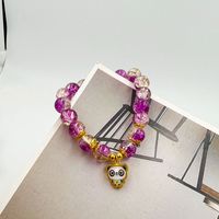 Wholesale Jewelry Glam Cute Shiny Panda Mostacilla Glass Beaded Bracelets sku image 3