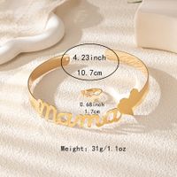 Simple Style Classic Style Letter Heart Shape 14K Gold Plated Alloy Wholesale Rings Jewelry Set main image 3
