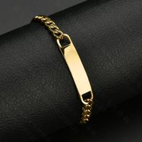 Titanium&stainless Steel Simple Geometric Bracelet  (small Steel Color)  Fine Jewelry Nhhf1306-small-steel-color main image 5