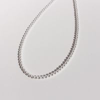 Freshwater Pearl Brass Elegant Simple Style Beaded Geometric Necklace sku image 1