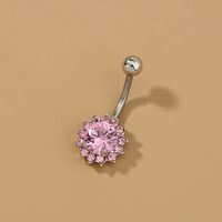 1 Piece Belly Rings Fashion Heart Shape 304 Stainless Steel Plating Zircon main image 8