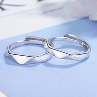 Copper Basic Simple Style Commute Plating Geometric Solid Color Open Rings main image 4