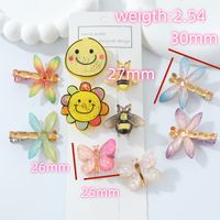 Women's Cute Bee Alloy Resin Inlay Acrylic Hair Clip main image 10