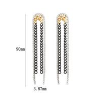 304 Stainless Steel Gold Plated Simple Style Classic Style Inlay Solid Color Rhinestones Bracelets Earrings main image 7