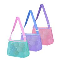 Casual Solid Color Nylon + Mesh Storage Bag sku image 37