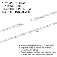 Sterling Silber Basic Klassischer Stil Einfarbig Halskette main image 3
