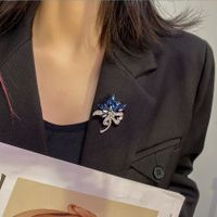 Elegant Vintage Style Color Block Alloy Inlay Artificial Diamond Women's Brooches main image 6