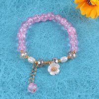 Fashion Flower Glass Beaded Women's Bracelets 1 Piece sku image 31