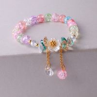 Fashion Flower Glass Beaded Women's Bracelets 1 Piece sku image 3