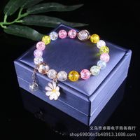 Moda Flor Vidrio Con Cuentas Mujeres Pulsera 1 Pieza sku image 10