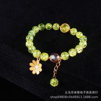 Fashion Flower Glass Beaded Women's Bracelets 1 Piece sku image 8