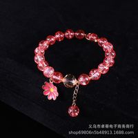 Moda Flor Vidrio Con Cuentas Mujeres Pulsera 1 Pieza sku image 11