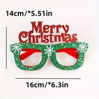 Christmas Simple Style Classic Style Color Block Plastic Family Gathering Party Festival main image 10