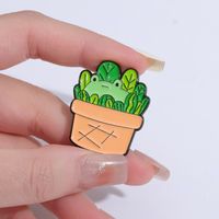Cartoon Style Cute Cowboy Style Animal Alloy Stamping Stoving Varnish Plating Women's Brooches main image 3