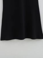 Women's Sheath Dress Streetwear U Neck Backless Sleeveless Solid Color Midi Dress Holiday Banquet Date main image 6