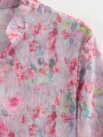 Women's Regular Dress Vacation V Neck Printing Half Sleeve Ditsy Floral Midi Dress Holiday Beach main image 6