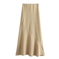 Holiday Business Date Women's Elegant Solid Color Polyester Zipper Skirt Sets Skirt Sets main image 5