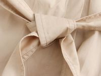 Women's Regular Dress British Style Turndown Belt Sleeveless Solid Color Midi Dress Holiday Date main image 6