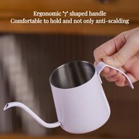 Casual Solid Color 201 Stainless Steel Hand Pouring Coffee Pot 1 Piece main image 4