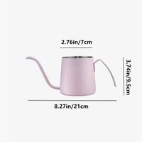 Casual Solid Color 201 Stainless Steel Hand Pouring Coffee Pot 1 Piece main image 2