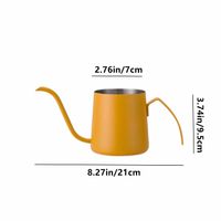 Casual Solid Color 201 Stainless Steel Hand Pouring Coffee Pot 1 Piece sku image 3
