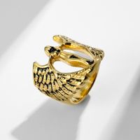 Hip-Hop Retro Solid Color 304 Stainless Steel Plating 18K Gold Plated Men's Rings sku image 6