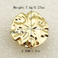 304 Stainless Steel 14K Gold Plated Vintage Style Simple Style Plating Flower Rings sku image 2