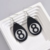 1 Pair Basic Modern Style Classic Style Infinity Water Droplets Arylic Drop Earrings main image 5