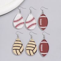 1 Set Simple Style Classic Style Geometric Patchwork Arylic Drop Earrings main image 1