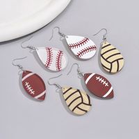1 Set Simple Style Classic Style Geometric Patchwork Arylic Drop Earrings main image 4