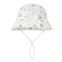Baby Girl'S Cute Polka Dots Flower Bow Knot Baby Hat sku image 10
