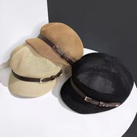Women's Simple Style Geometric Wide Eaves Beret Hat main image 2