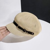 Women's Simple Style Geometric Wide Eaves Beret Hat sku image 3