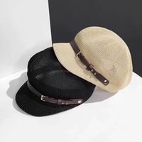 Women's Simple Style Geometric Wide Eaves Beret Hat main image 3