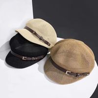 Women's Simple Style Geometric Wide Eaves Beret Hat main image 6