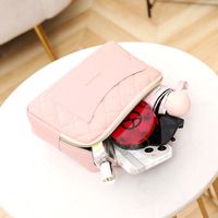 Women's Medium Pu Leather Solid Color Basic Classic Style Zipper Handbag main image 4
