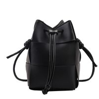Women's Mini Pu Leather Solid Color Streetwear String Bucket Bag main image 3
