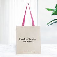 Women's Large Canvas Letter Basic Classic Style Open Canvas Bag main image 1