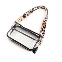 Women's Small Pvc Printing Solid Color Vintage Style Square Zipper Crossbody Bag sku image 1