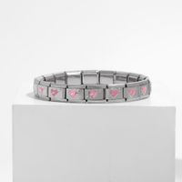 Simple Style Heart Shape Stainless Steel Handmade Bracelets sku image 24