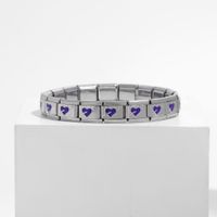 Simple Style Heart Shape Stainless Steel Handmade Bracelets sku image 11